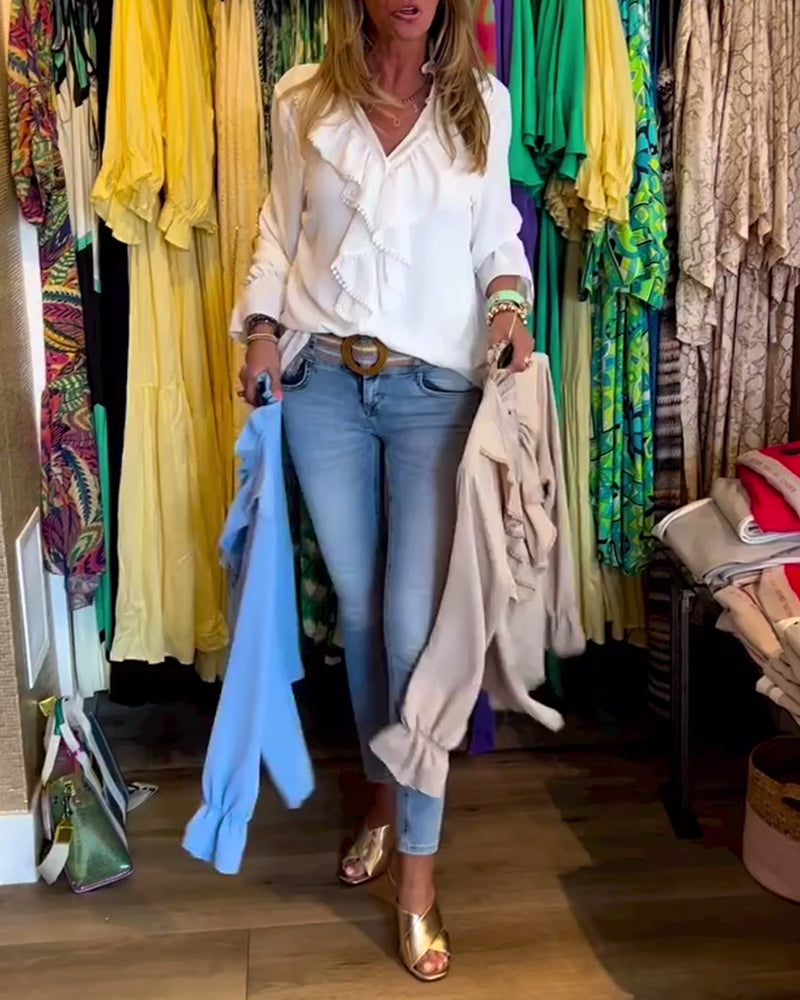 Myla | Designer-Ruffle Blouses for Women