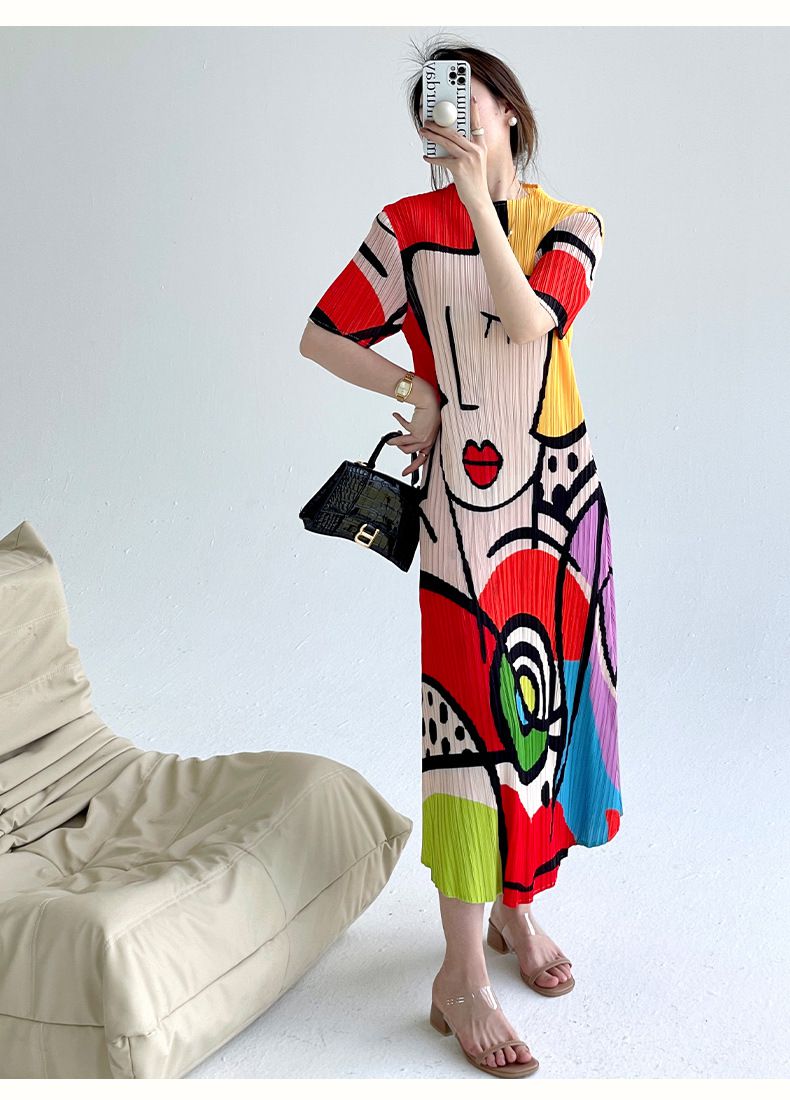 Myla | Graphic Elegant Dress for Women