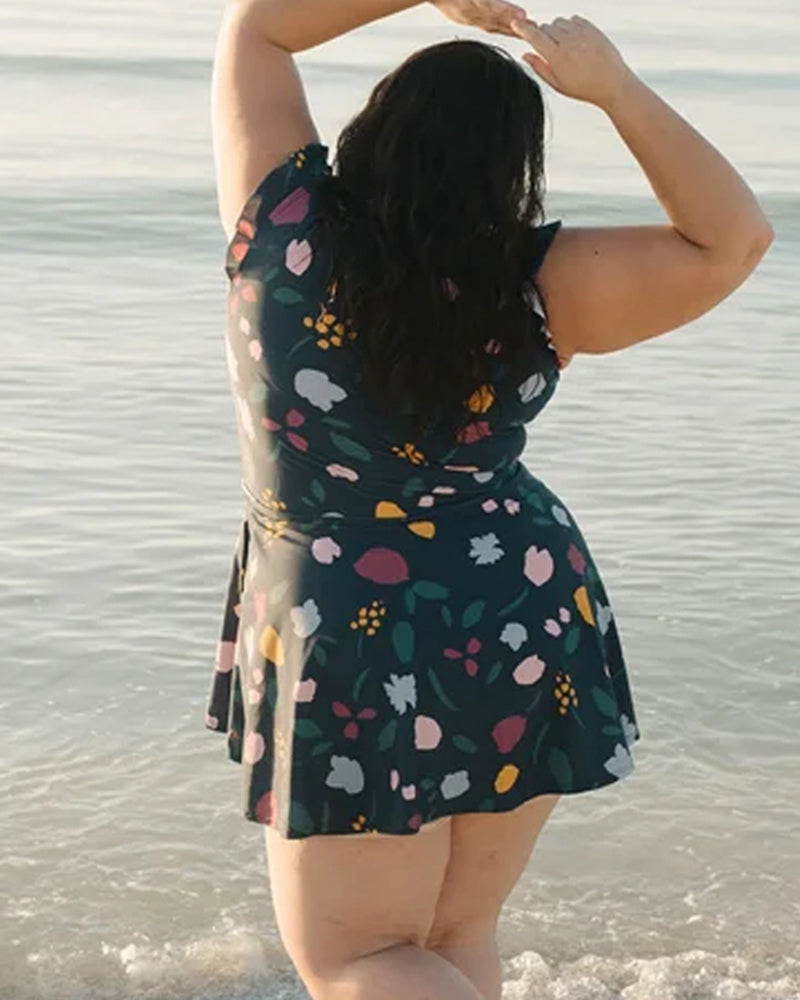 Myla | Bath Romper with Integrated Bra
