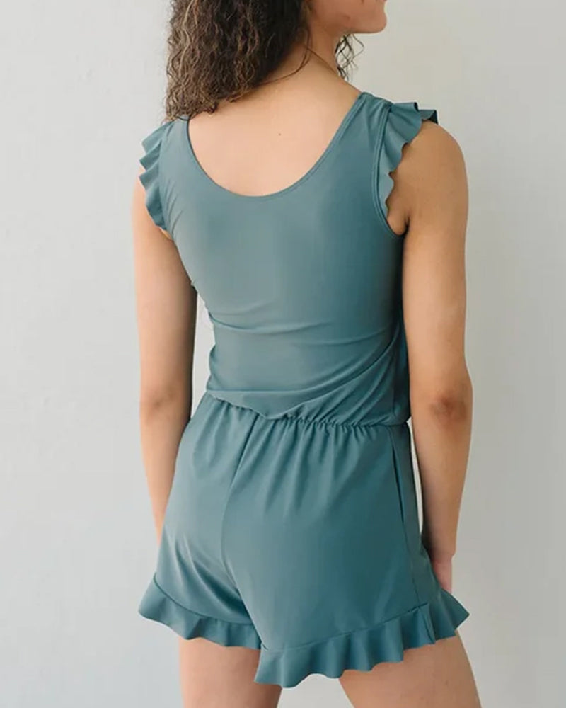 Myla | Bath Romper with Integrated Bra