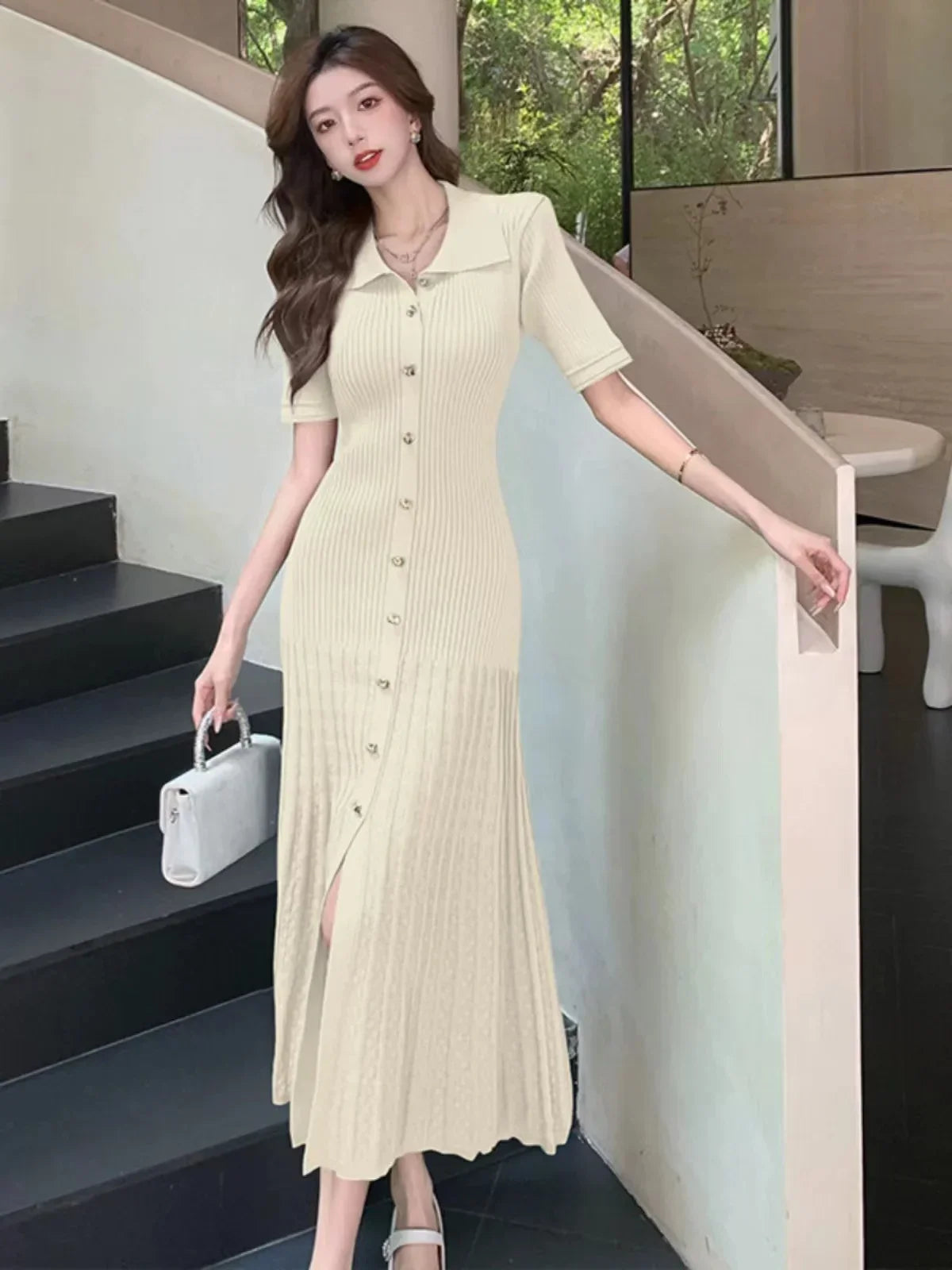 Myla | Beautiful Dress with Buttons for Women