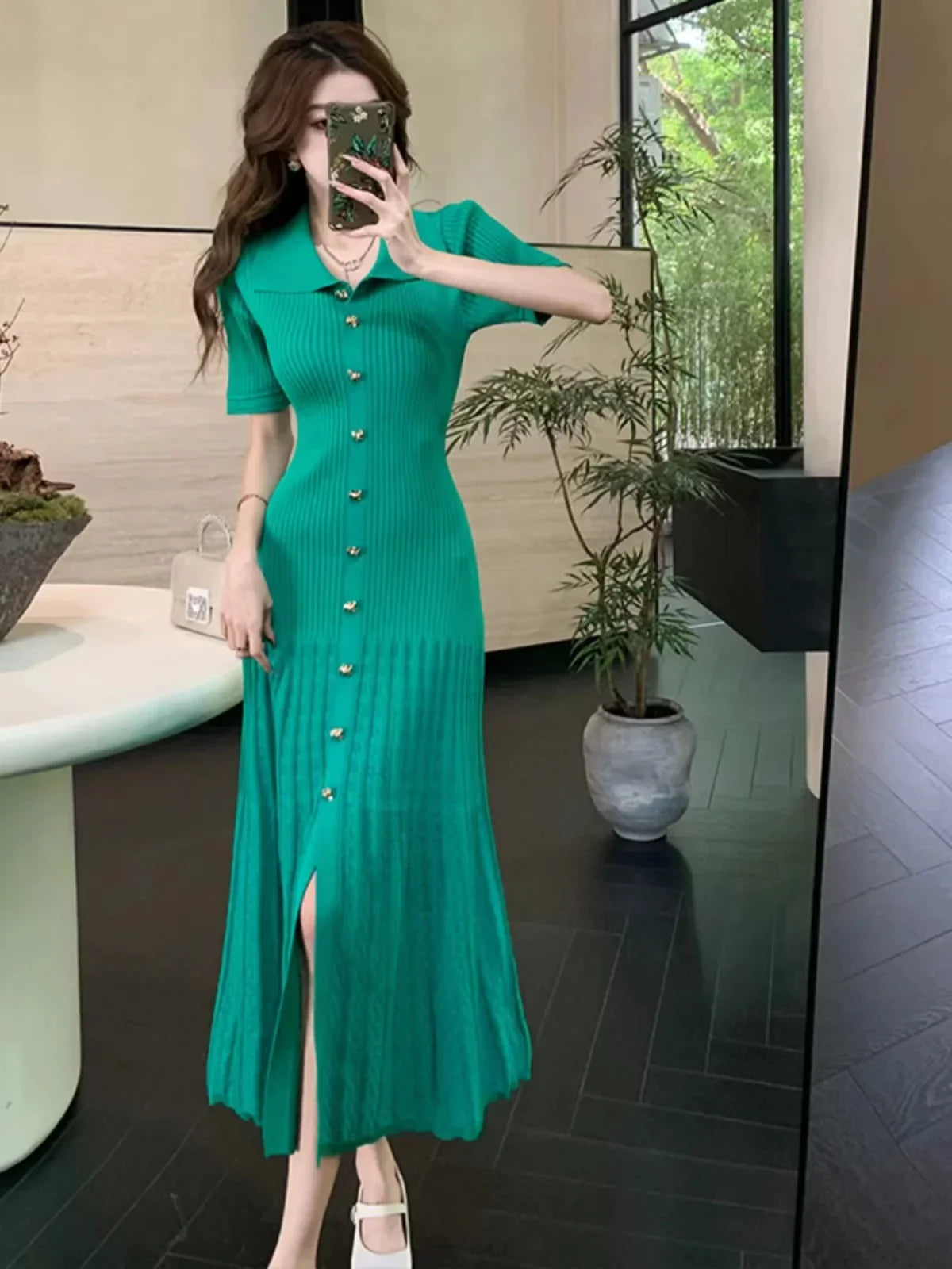 Myla | Beautiful Dress with Buttons for Women