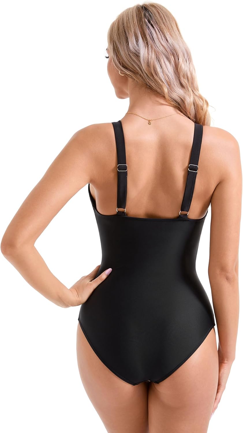 Myla | Women Sexy Mesh Tummy Control Swimsuit Push Up High Waisted Bathing Suit