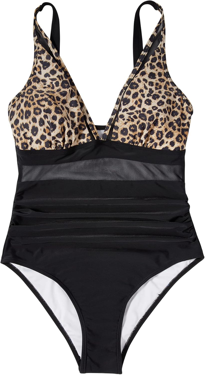 Myla | Women Sexy Mesh Tummy Control Swimsuit Push Up High Waisted Bathing Suit