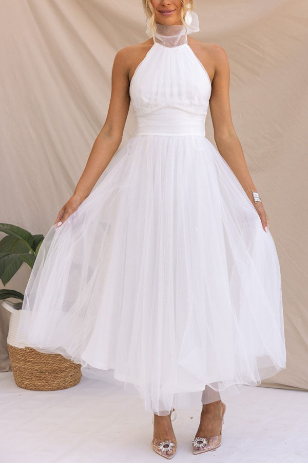 Myla | Halter Dress for Ladies Dreamy & Ethereal