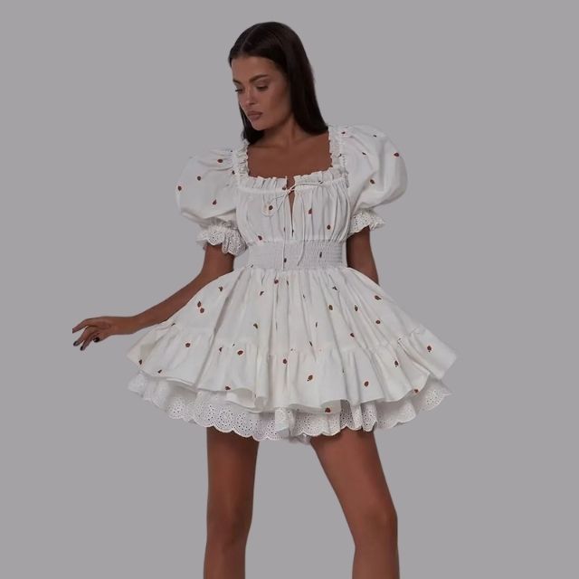 Myla | Elegant Puff Sleeve Dress for Women