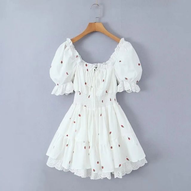 Myla | Elegant Puff Sleeve Dress for Women