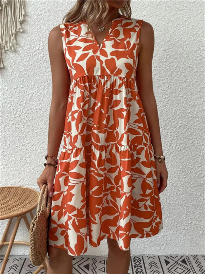 Myla | Elegant Dress with V-Neck for Women