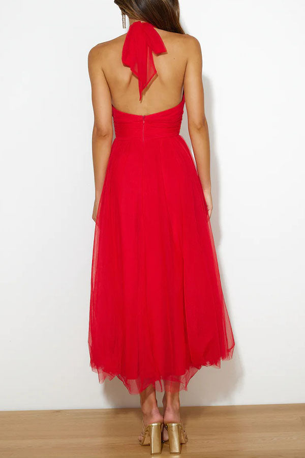Myla | Halter Dress for Ladies Dreamy & Ethereal