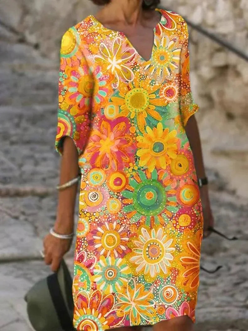 Myla | Casual Flower Dress for Women