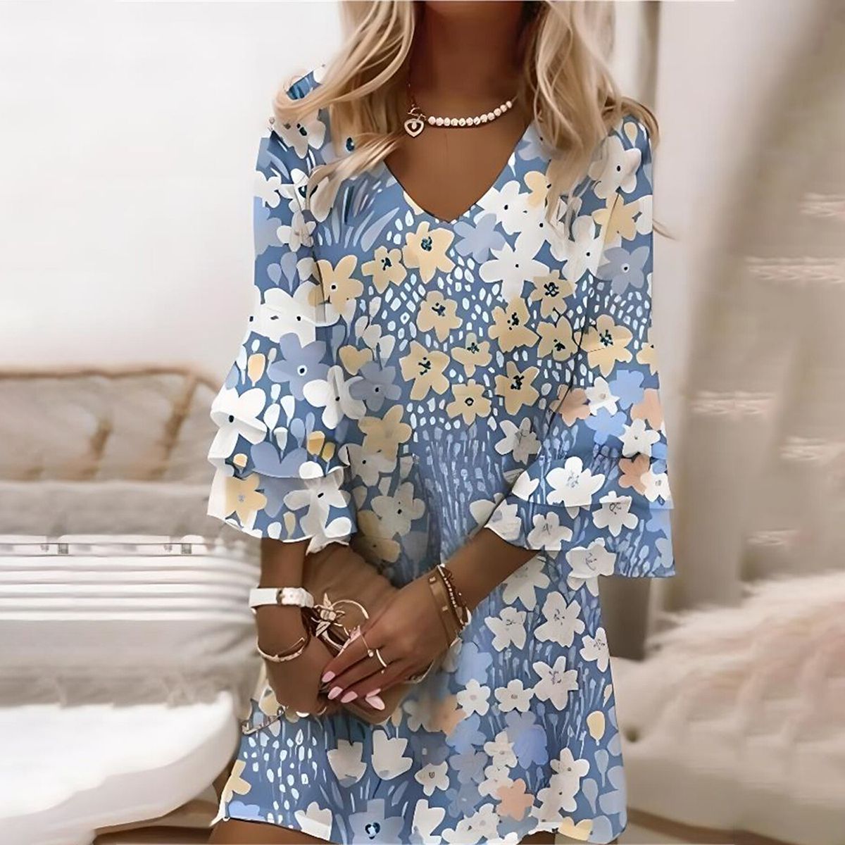 Myla | Boho-Floral Outfit for Women