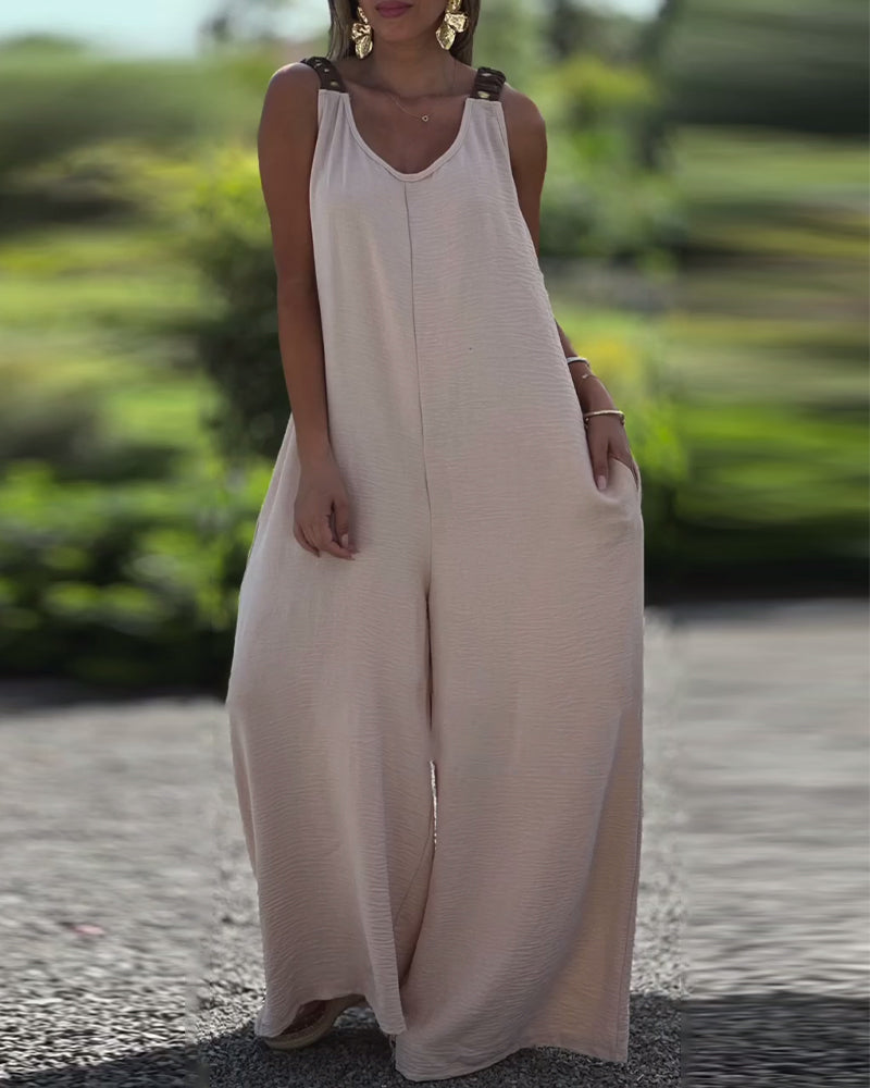 Myla | Overall Sleeveless Back Tie