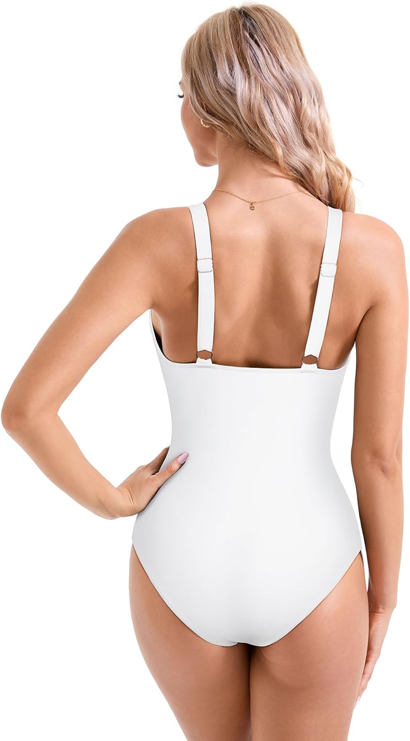 Myla | Women Sexy Mesh Tummy Control Swimsuit Push Up High Waisted Bathing Suit