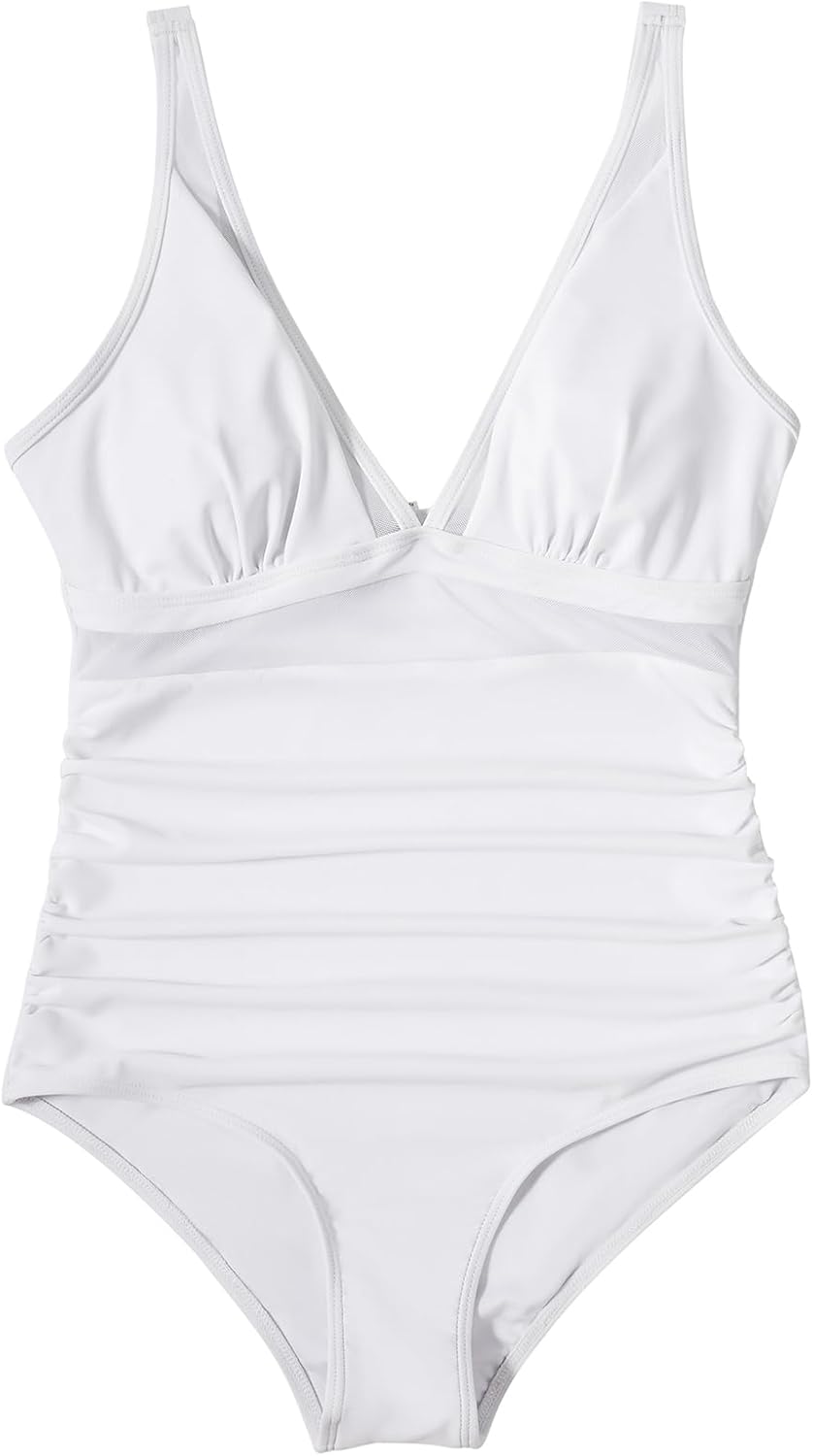 Myla | Women Sexy Mesh Tummy Control Swimsuit Push Up High Waisted Bathing Suit