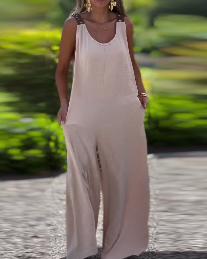 Myla | Overall Sleeveless Back Tie