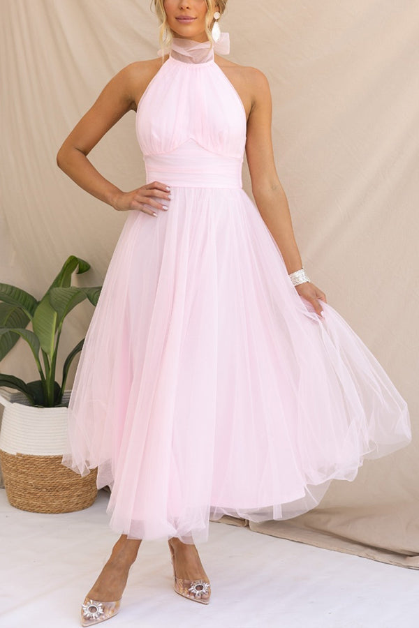 Myla | Halter Dress for Ladies Dreamy & Ethereal