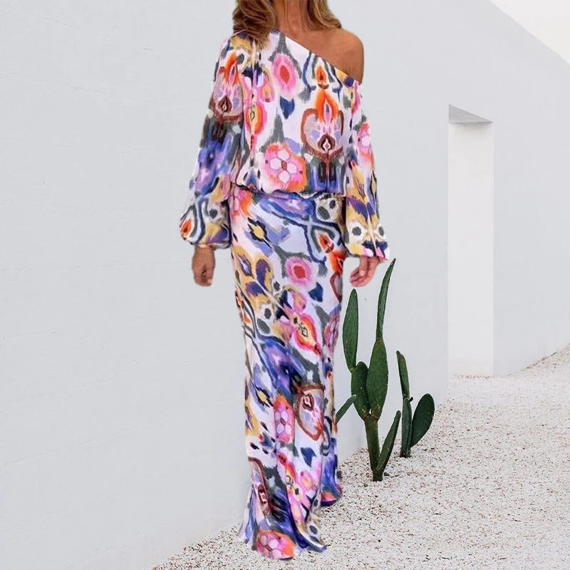 Myla | Abstract Maxi Dress for Women