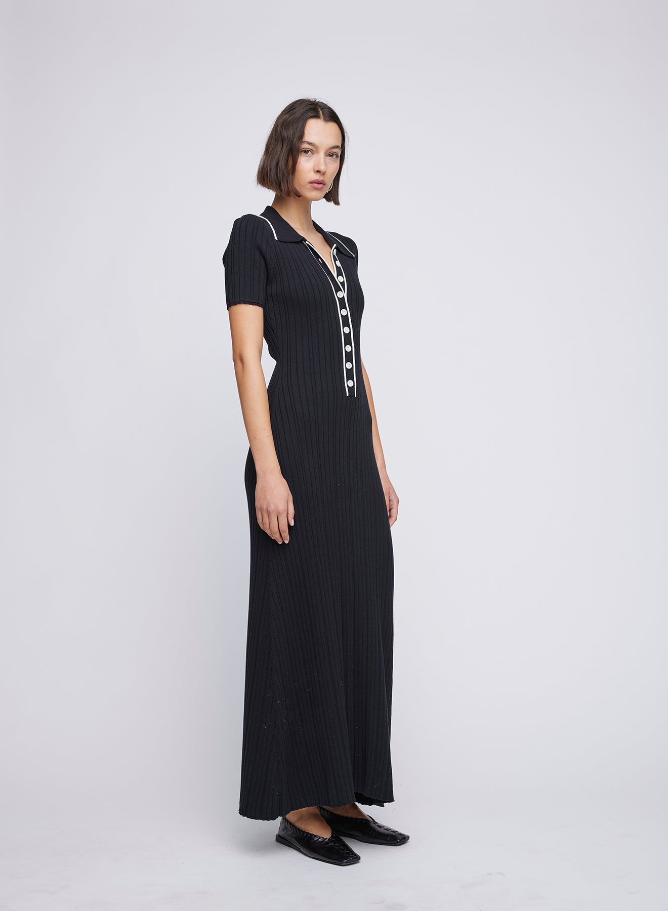 Myla | Knitted Rib Slim Maxi Dress