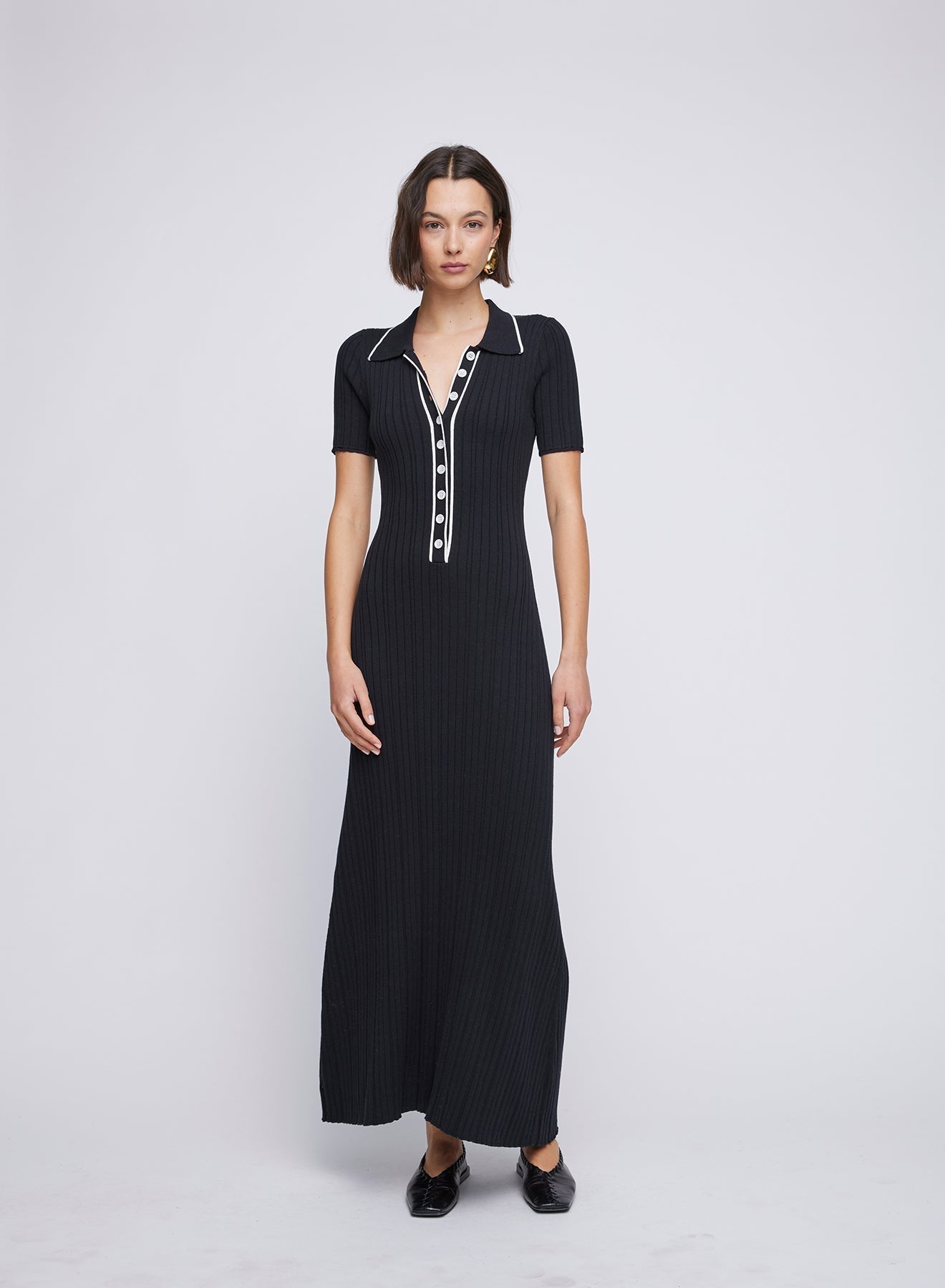 Myla | Knitted Rib Slim Maxi Dress