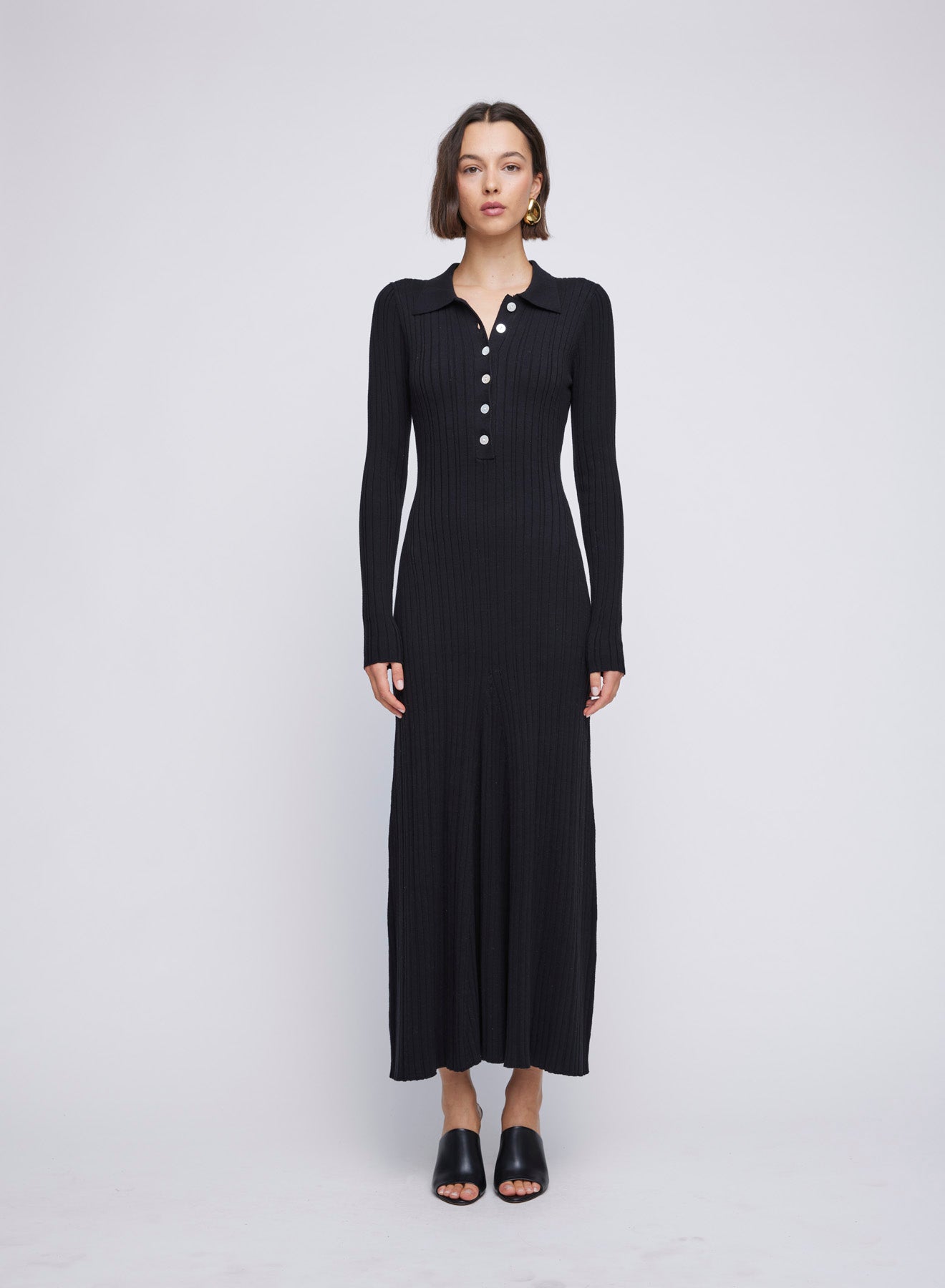 Myla | Knitted Rib Slim Maxi Dress