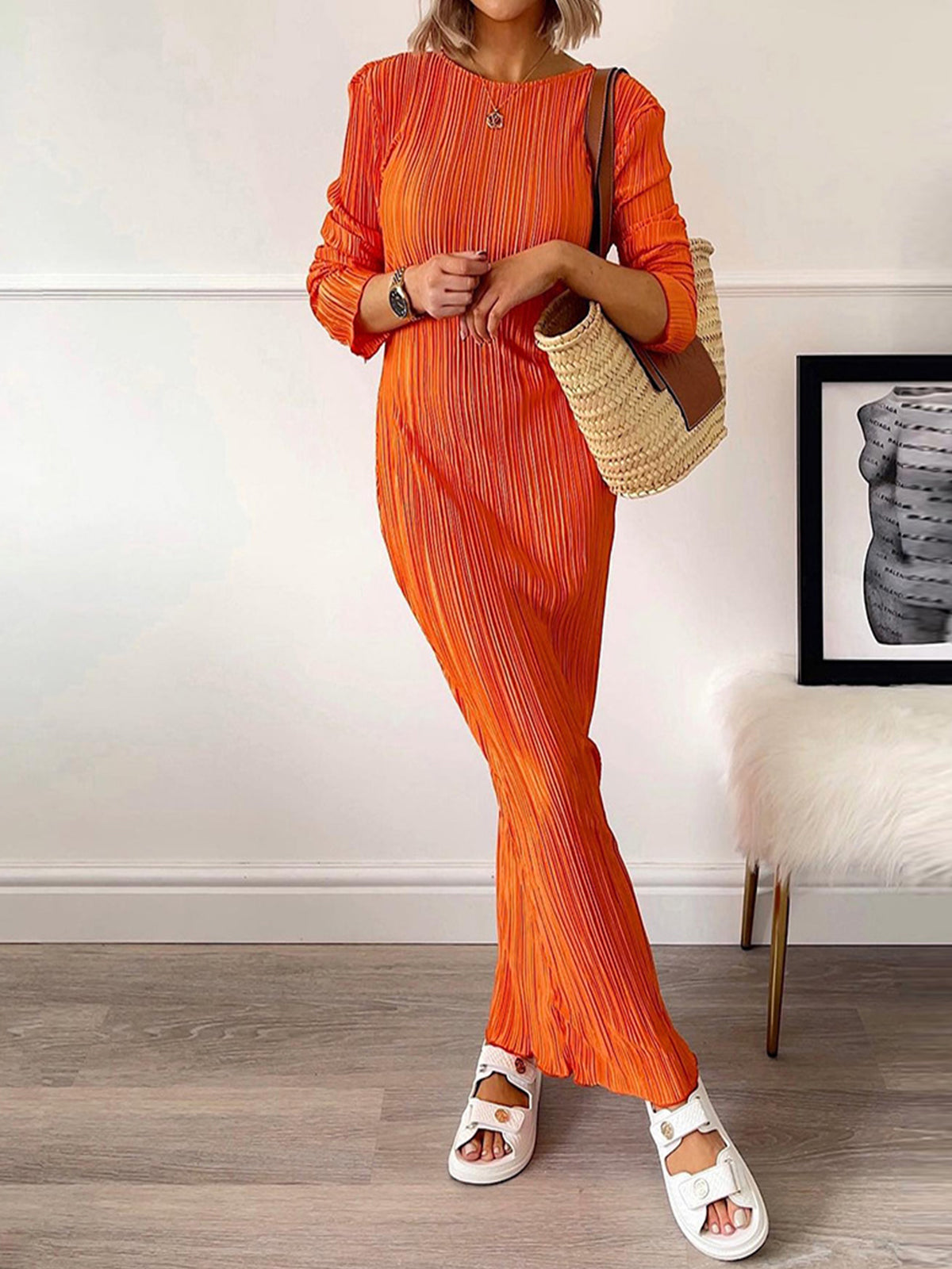 Myla | Radiant Pleated Maxi Dress