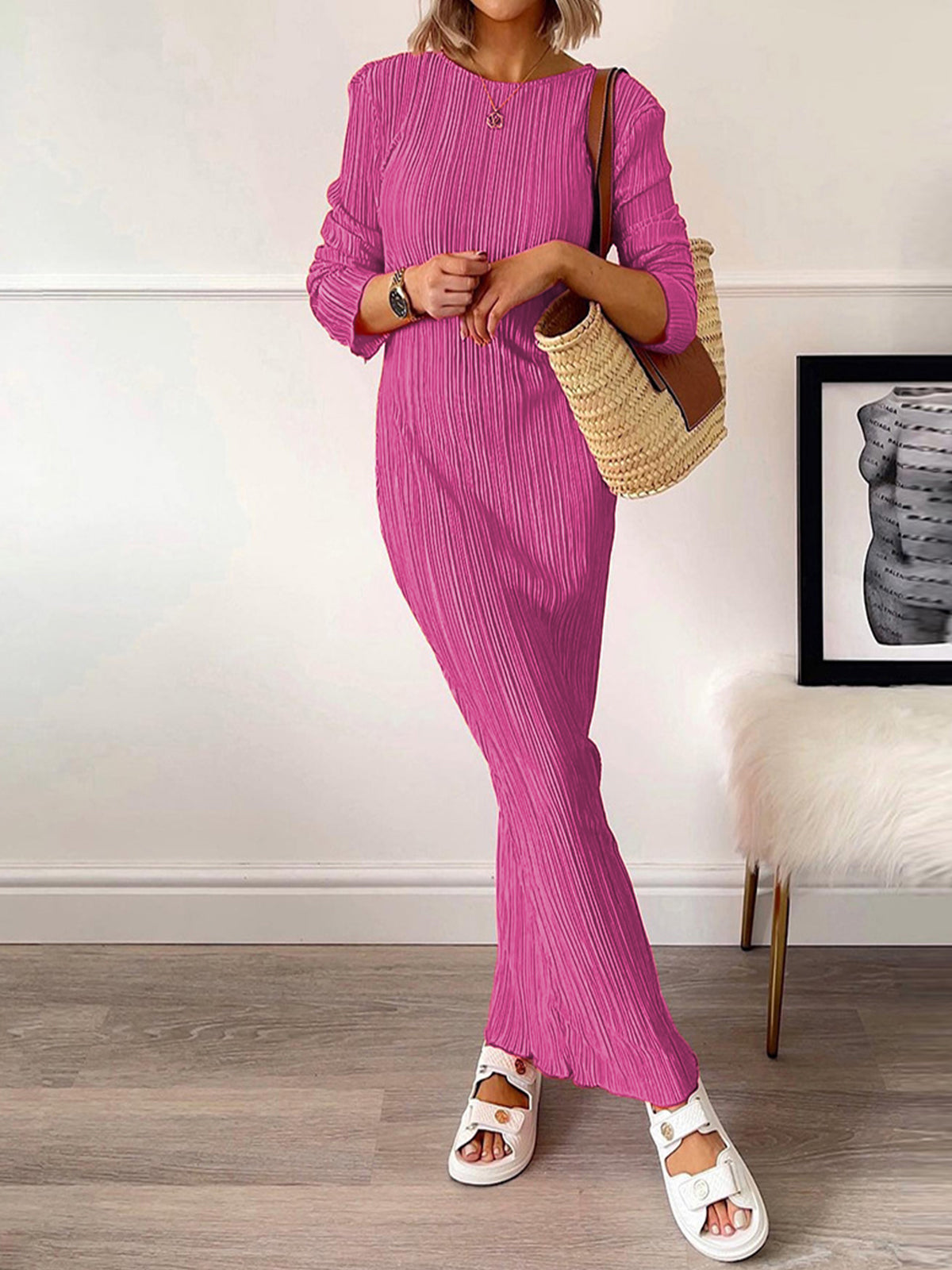 Myla | Radiant Pleated Maxi Dress