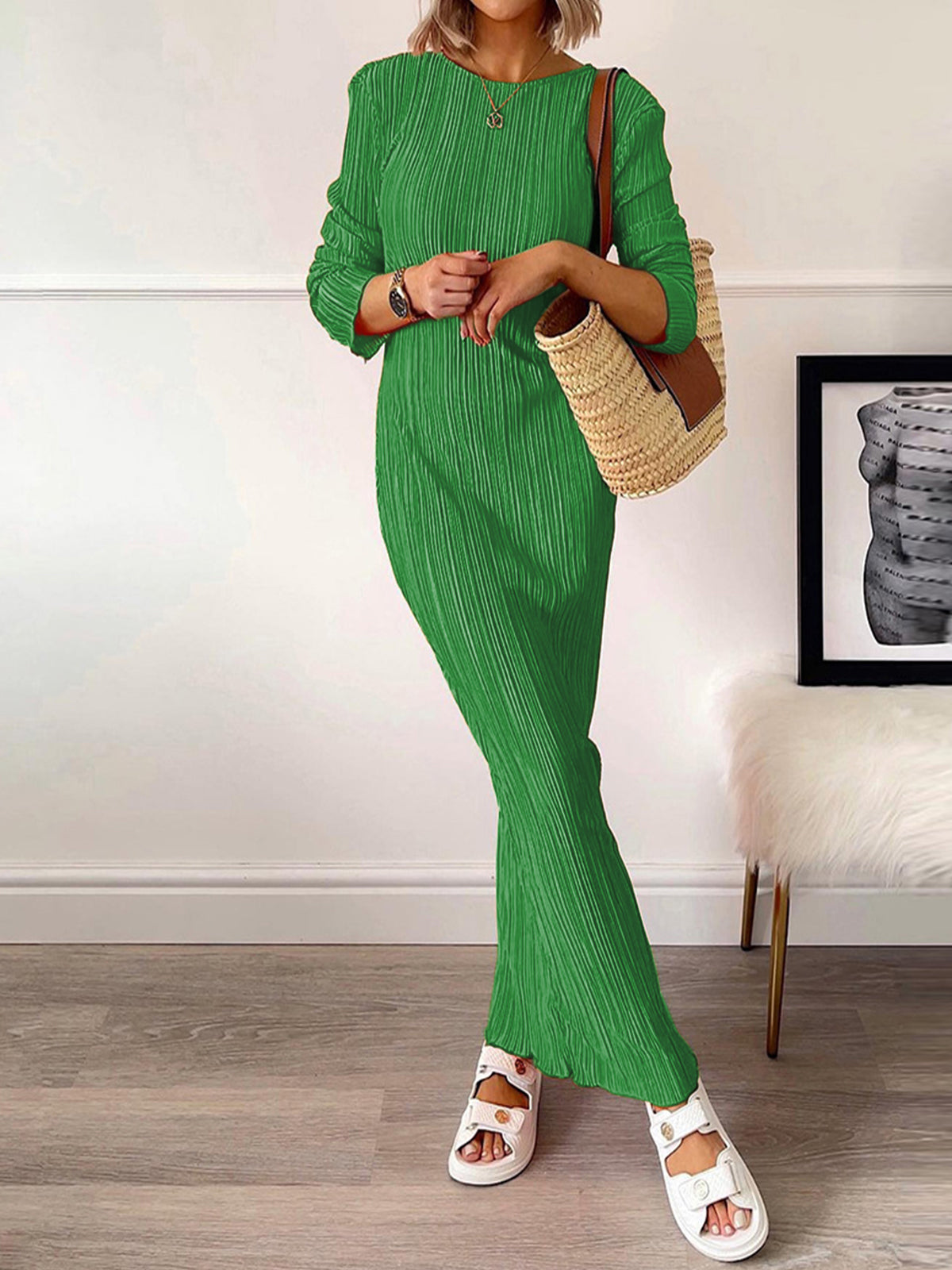 Myla | Radiant Pleated Maxi Dress