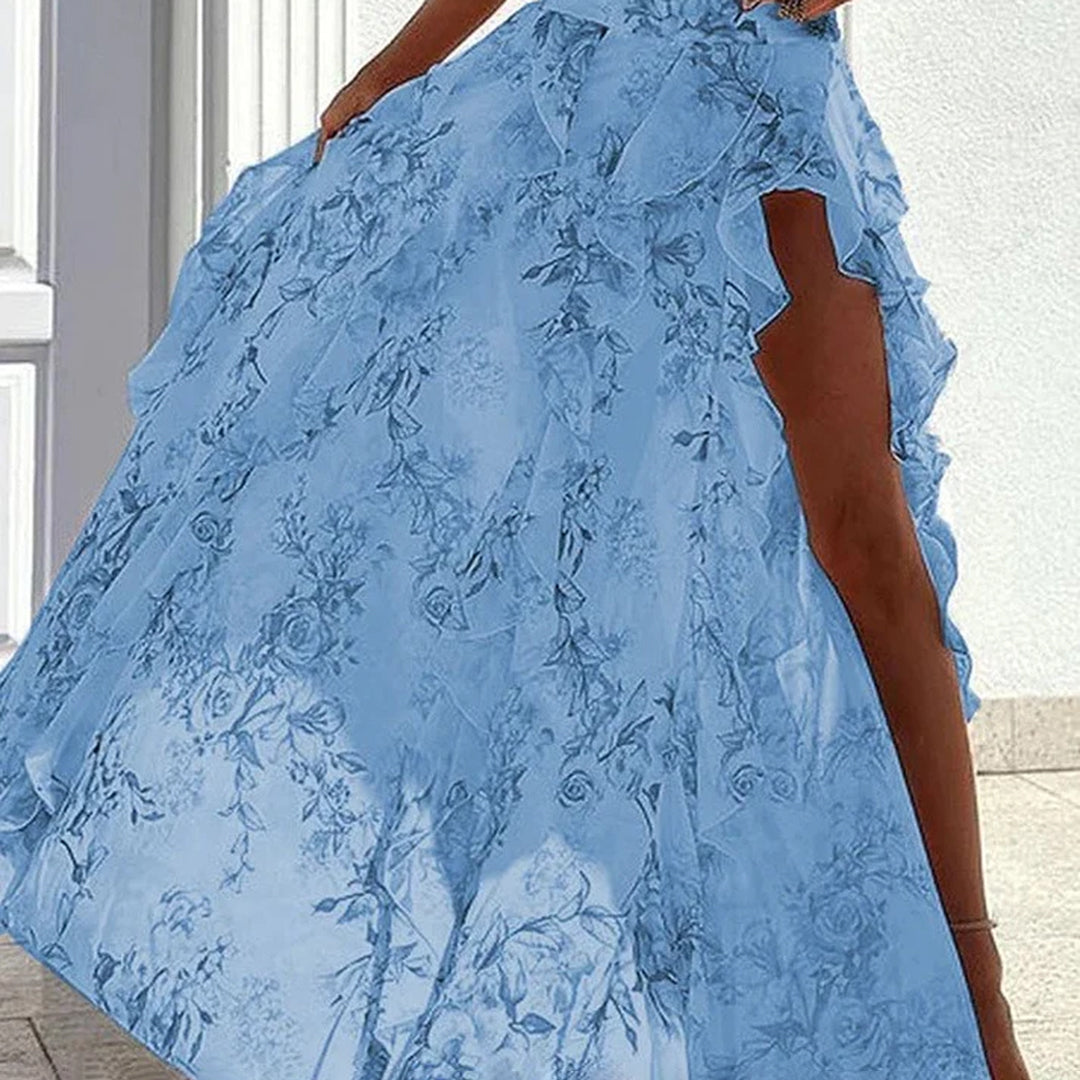 Myla | Elegant Tube-Top Summer Dress with Split