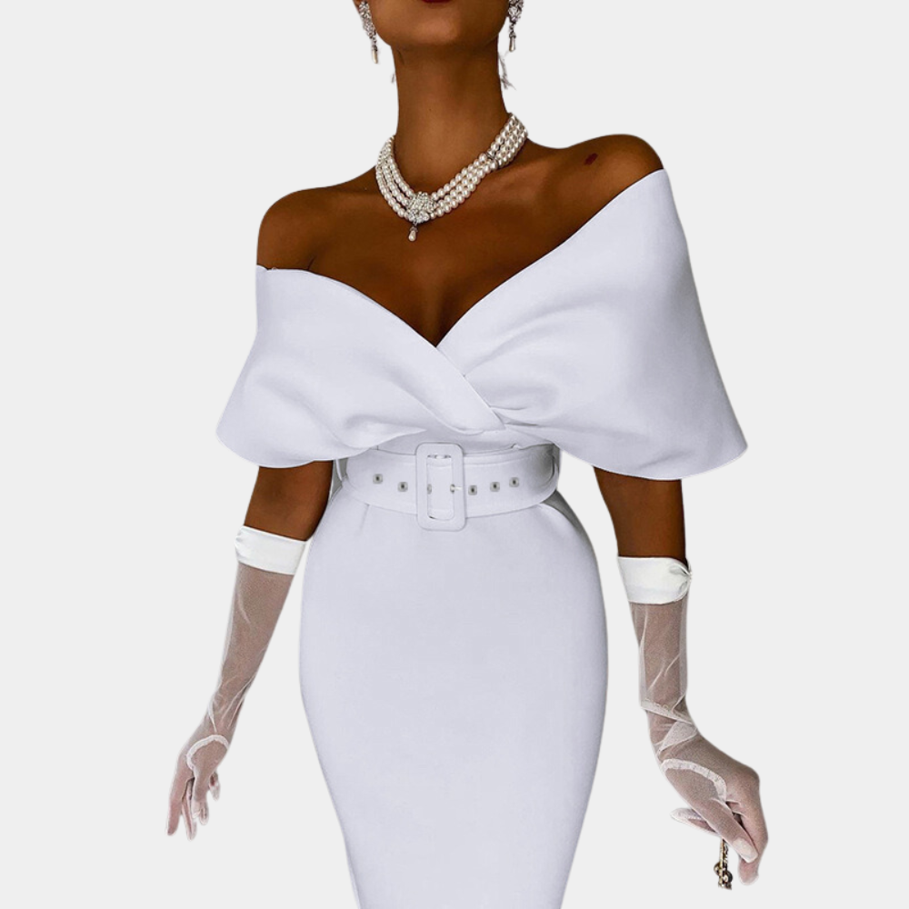 Myla | Off-Shoulder Summer Evening Dress for Women
