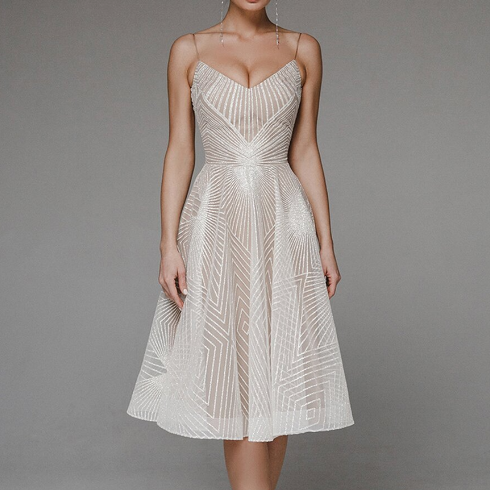 Myla | Elegant Summer Dress for Women with Open Back