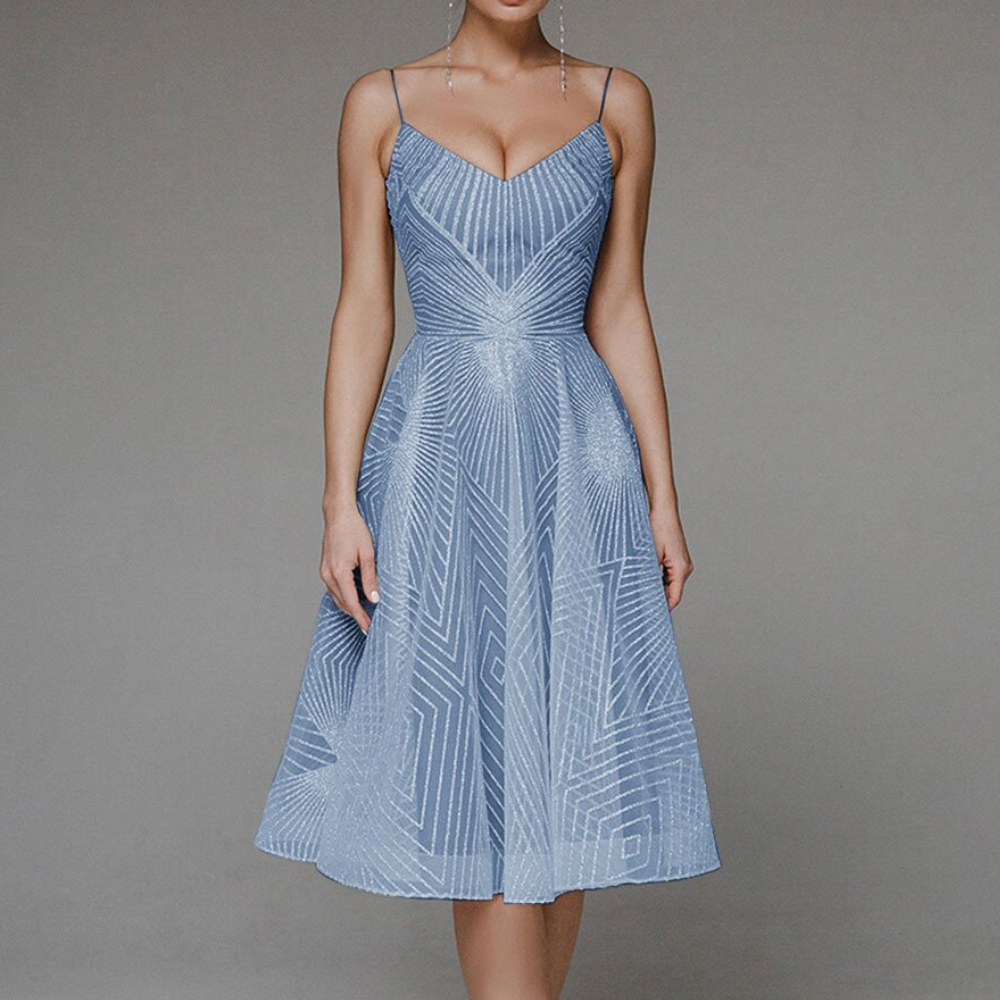 Myla | Elegant Summer Dress for Women with Open Back