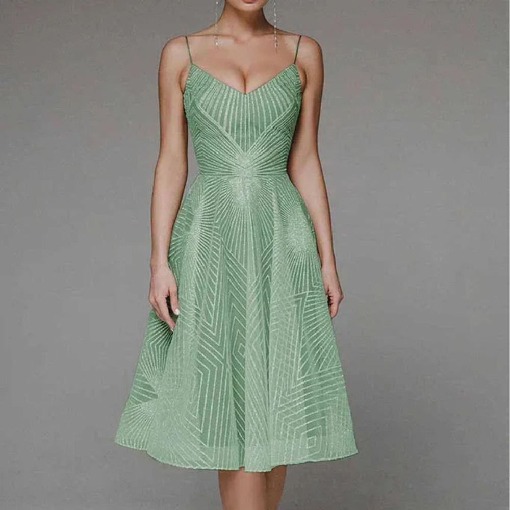 Myla | Elegant Summer Dress for Women with Open Back