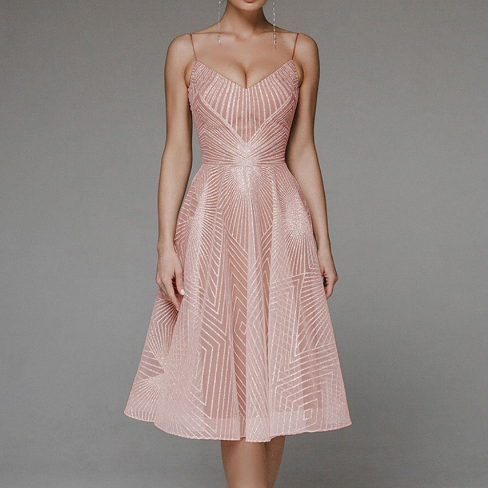 Myla | Elegant Summer Dress for Women with Open Back