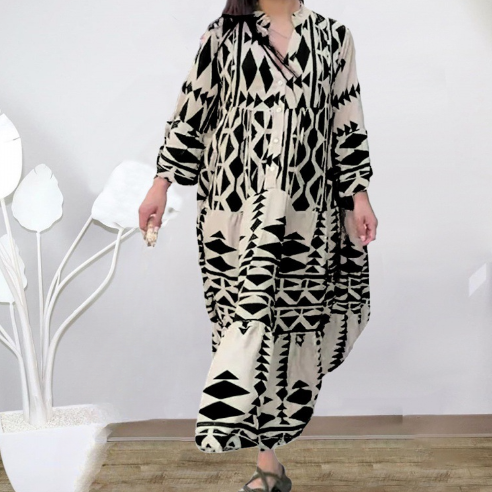 Myla | Long Summer Dress In Boho Style for Women