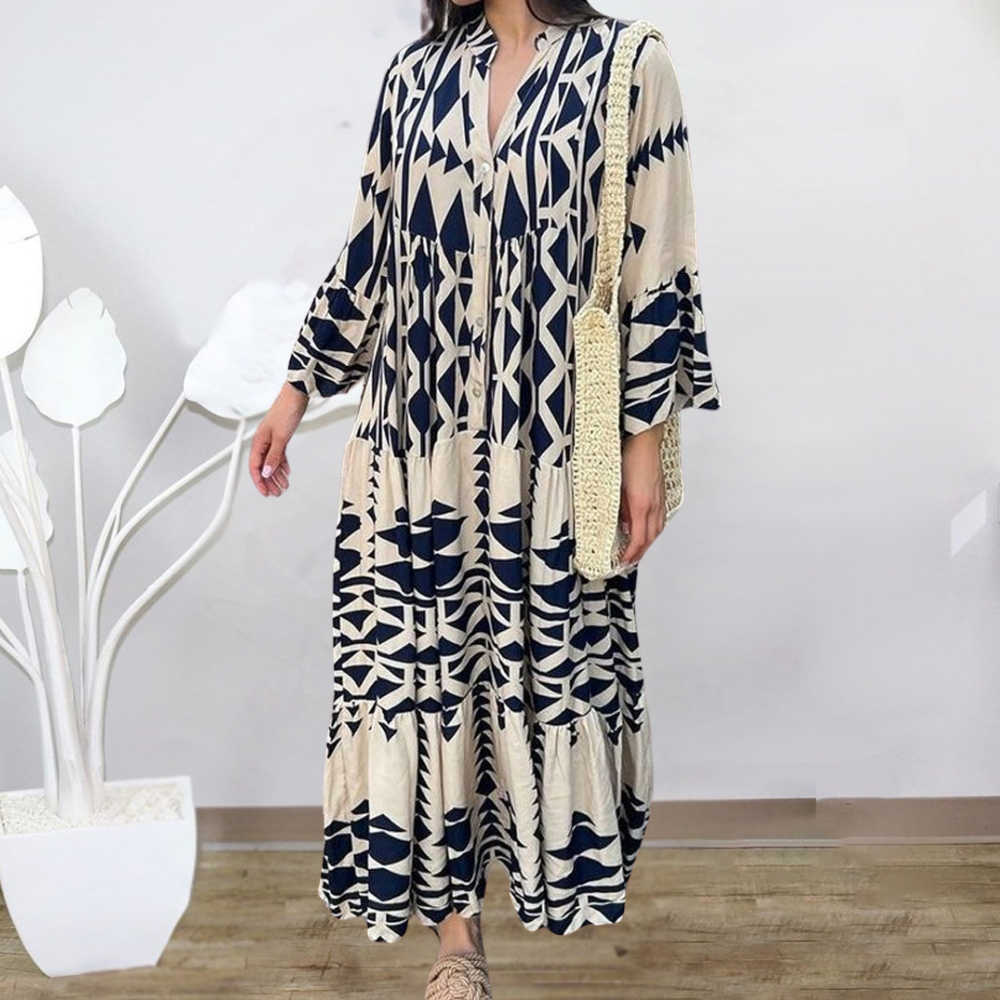 Myla | Long Summer Dress In Boho Style for Women