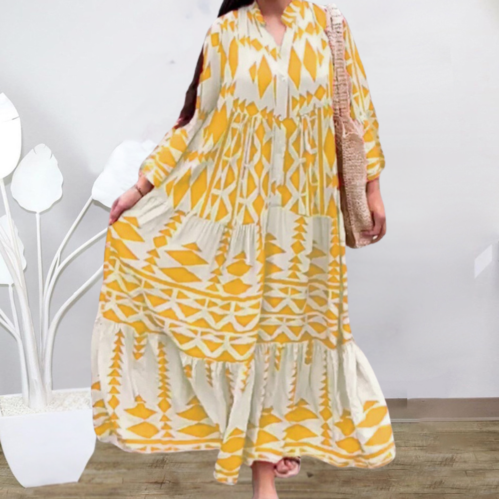 Myla | Long Summer Dress In Boho Style for Women