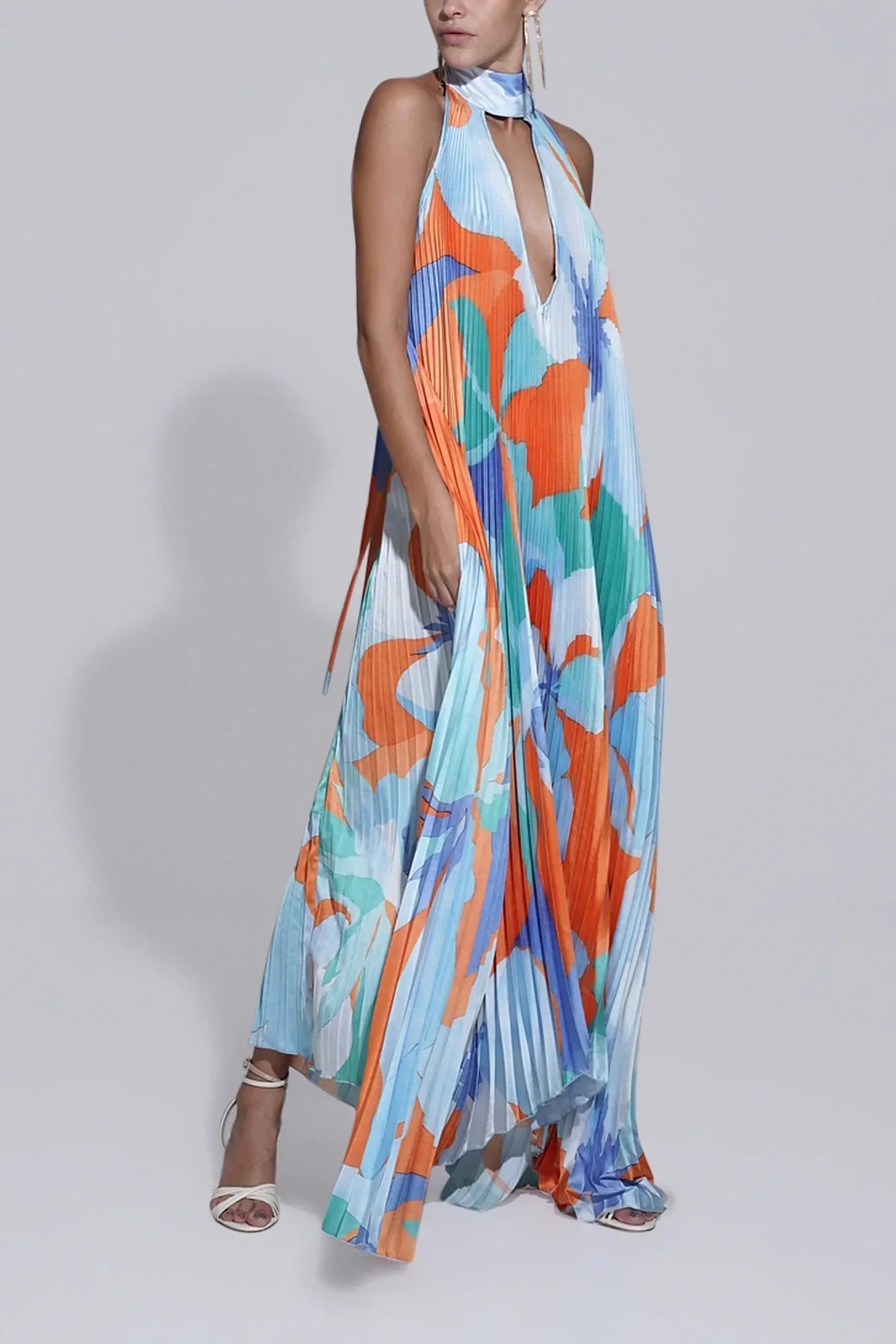 Myla | Elegant Halter Maxi Dress for Women
