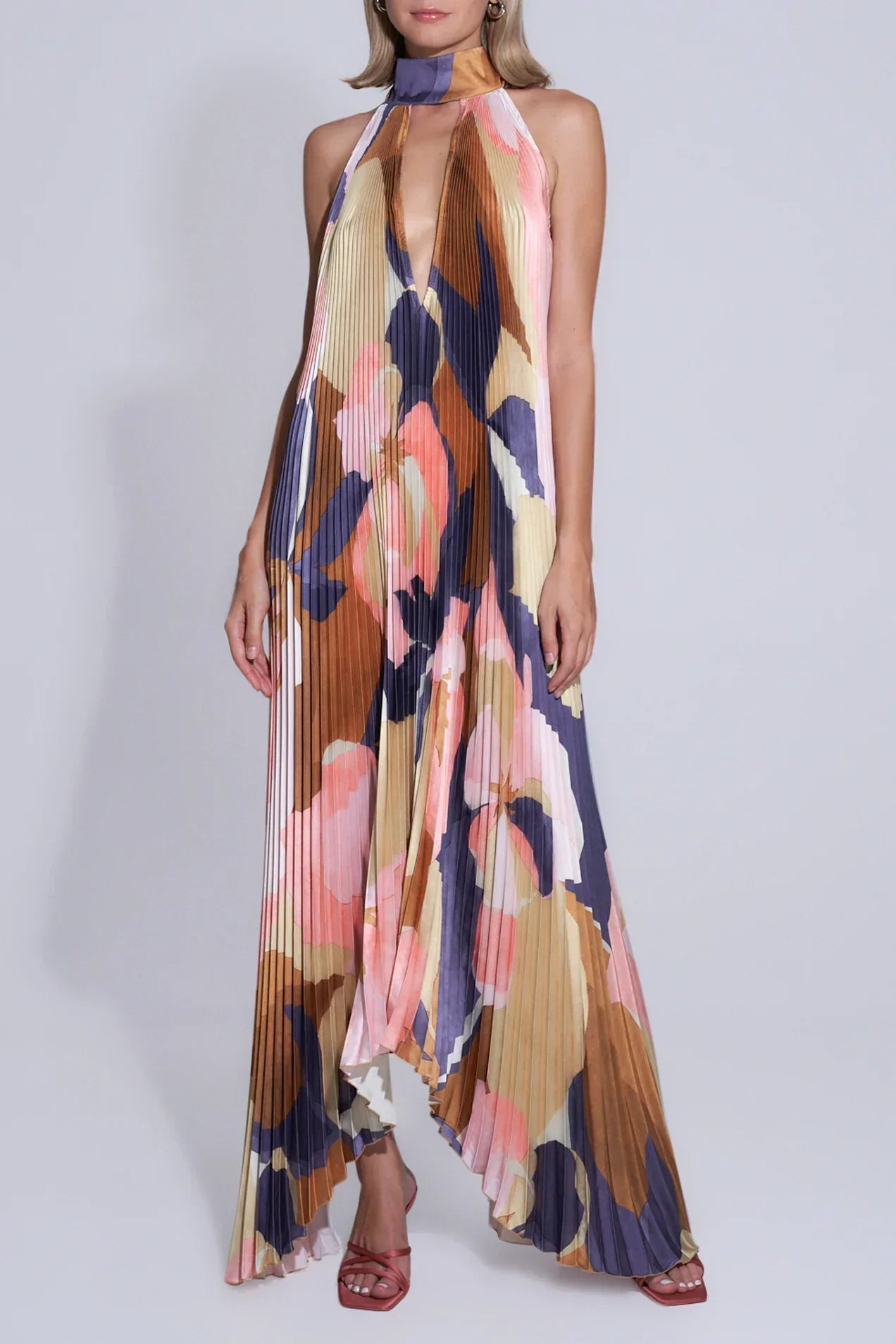 Myla | Elegant Halter Maxi Dress for Women
