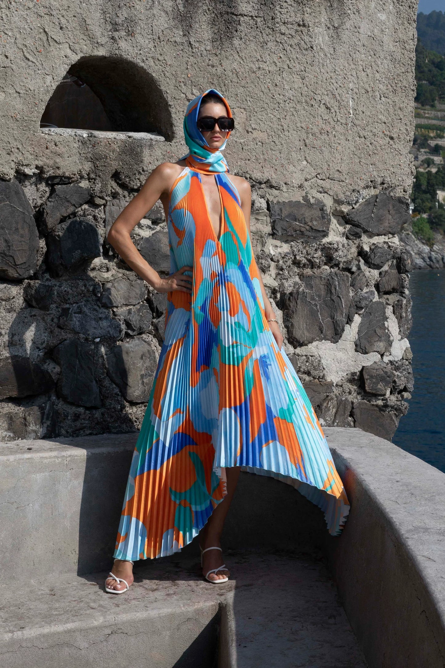 Myla | Elegant Halter Maxi Dress for Women