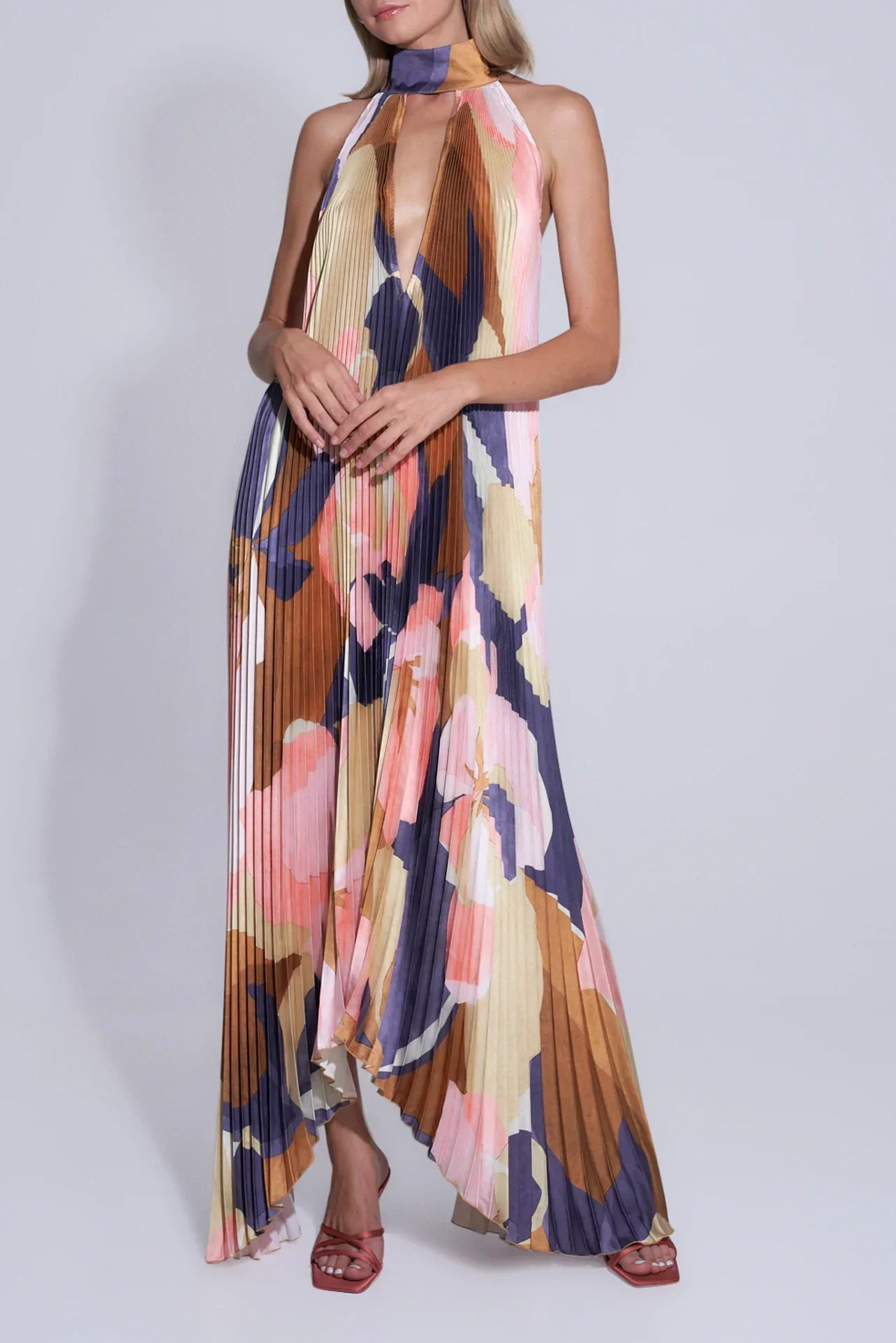 Myla | Elegant Halter Maxi Dress for Women