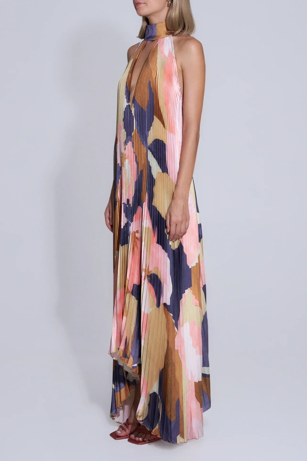 Myla | Elegant Halter Maxi Dress for Women
