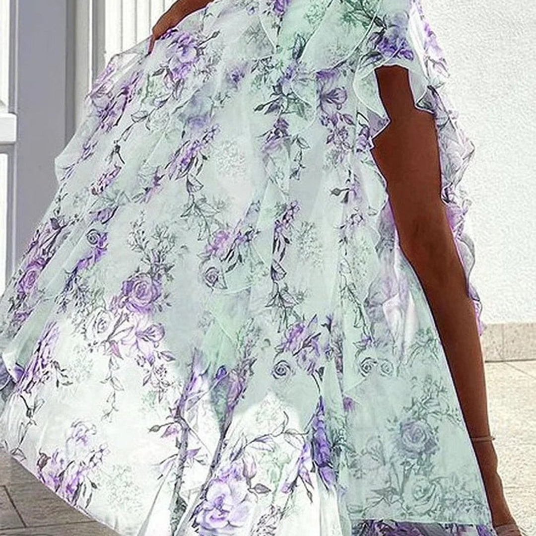 Myla | Elegant Tube-Top Summer Dress with Split