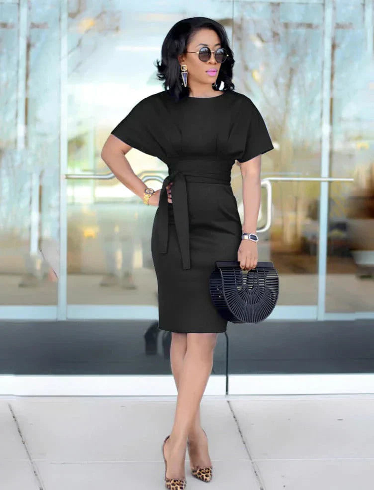 Myla | Elegant Short Sleeve Dress for Women