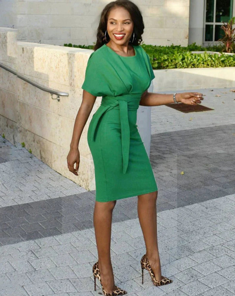 Myla | Elegant Short Sleeve Dress for Women
