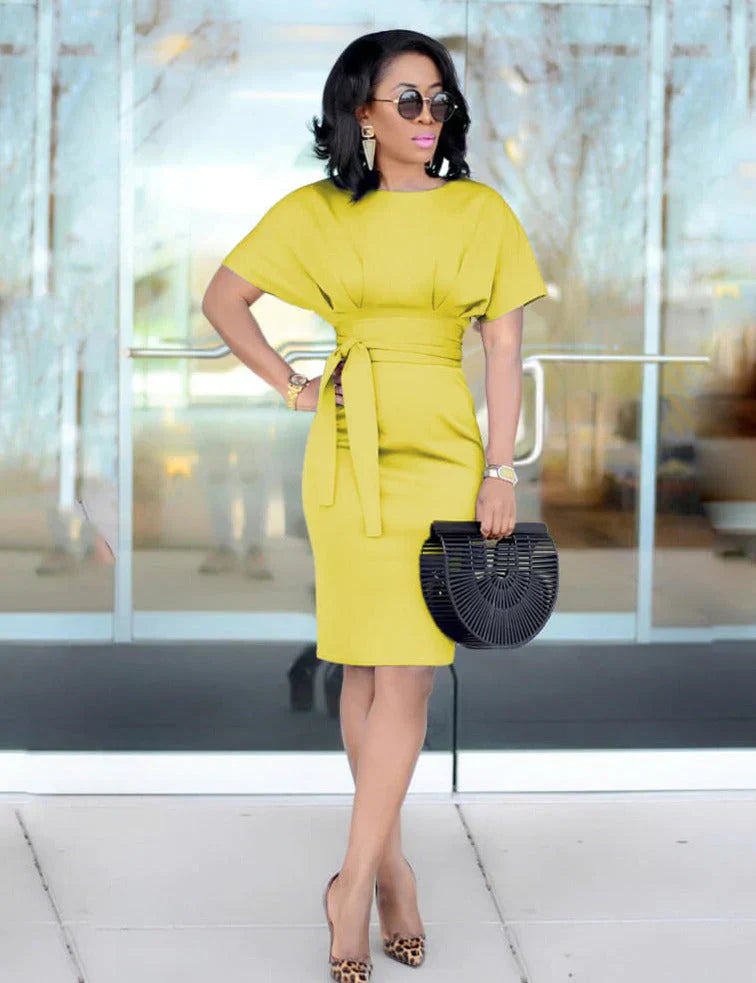 Myla | Elegant Short Sleeve Dress for Women