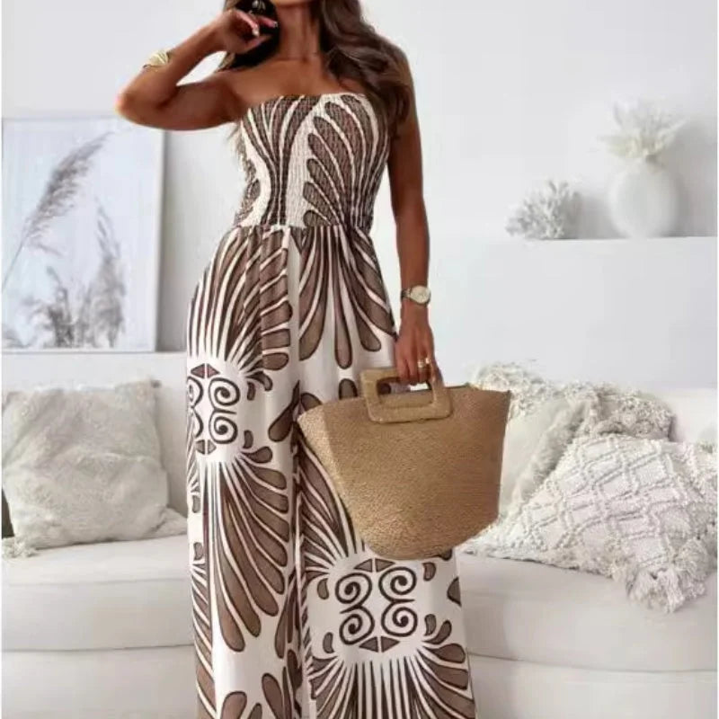 Myla | Classic Strapless Jumpsuit for Women Chic & Versatile