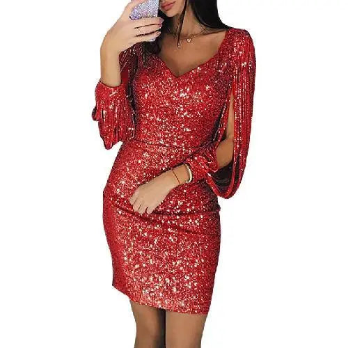 Myla | Sequin Midi Dress with Glamorous Shine for Women