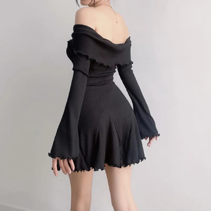 Myla | Graceful Off-The-Shoulder Dress with Timeless Charm for Women