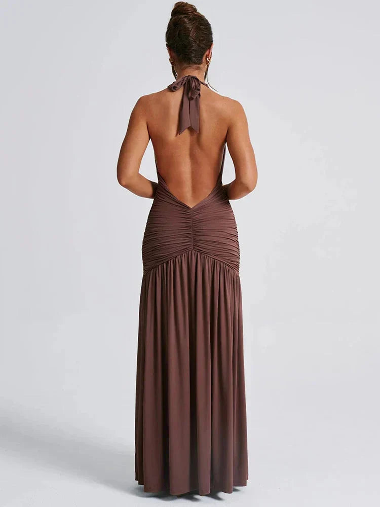 Myla | Halter Dress for Women Maxi & Elegant