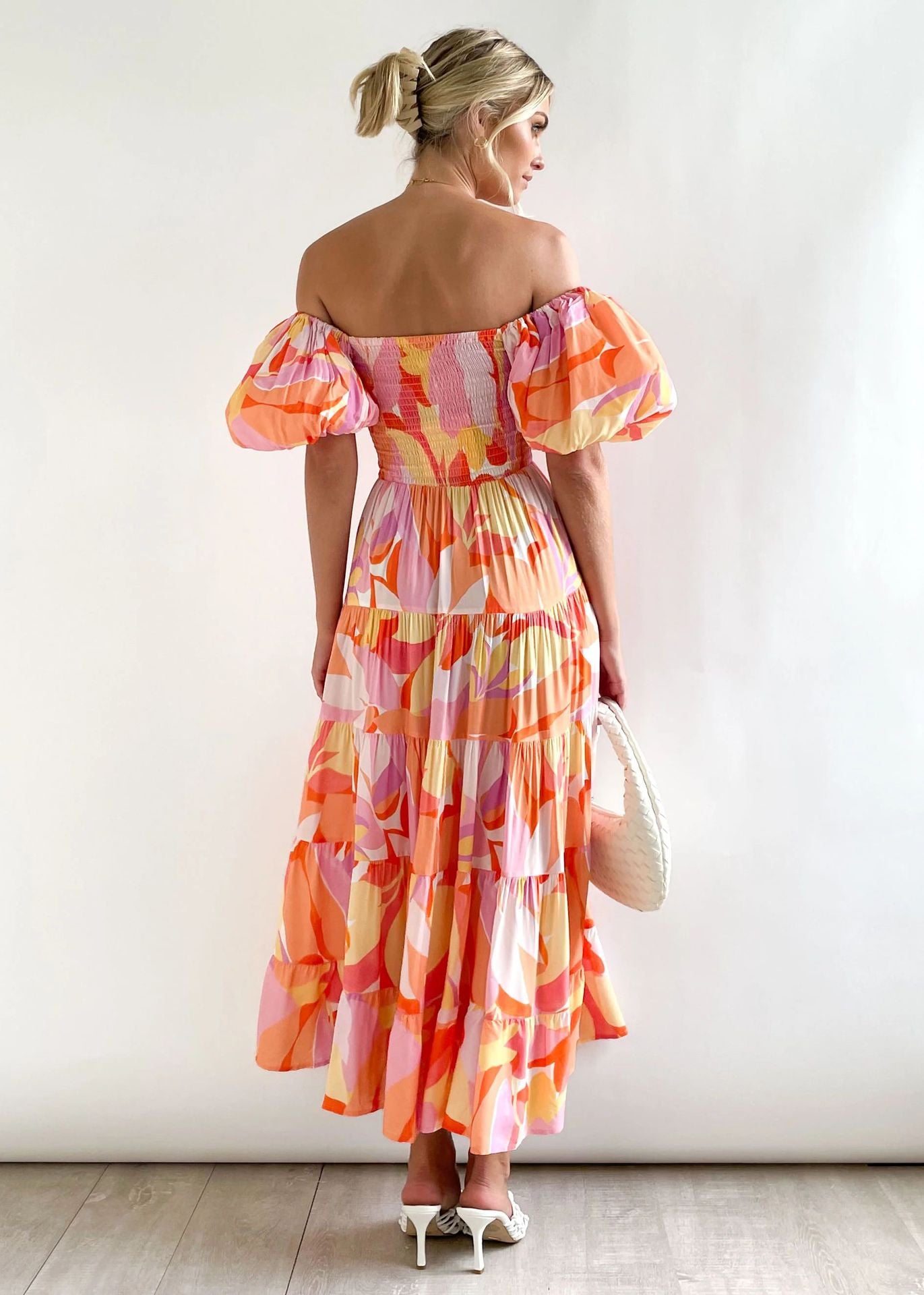 Myla | Stylish Off-Shoulder Midi Dress